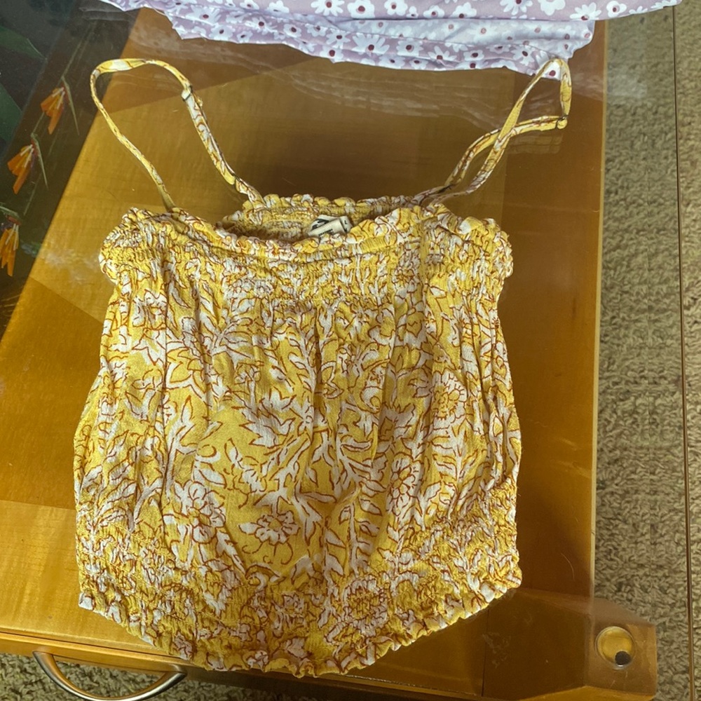 Billabong cropped summer tank top